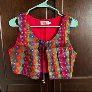 Biba Colorful Geometric Women's Vest